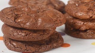 Brownie Cookies Recipe Demonstration  Joyofbakingcom [upl. by Aicxela866]