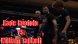 ADCC Trials Highlight Kade Ruotolo vs William Tackett [upl. by Nilrem]