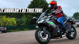 Kawasaki Ninja 650  It Has No Right [upl. by Dlonyar]