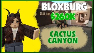 Cactus Canyon 810⭐ Full House Tour  260k Bloxburg Prebuilt House [upl. by Iniffit812]