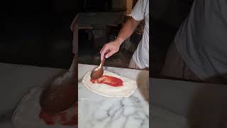 Neapolitan Pizza Chef Makes Calzone Shorts [upl. by Nudd]