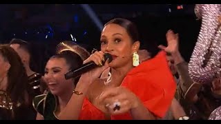 ‘BGT’ Judge Alesha Dixon Performs a Rap at Eurovision 2023 [upl. by Tlok169]