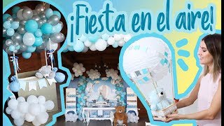 DECORACION EN LAS NUBES  FÁCIL Y DIVERTIDA DE GLOBOS AEROSTÁTICOS SUSIDEAS 💡 [upl. by Ailev706]