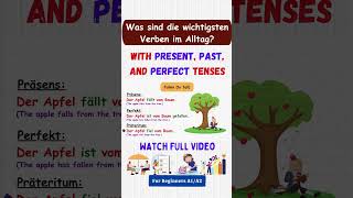 Click Here ⬆️ Can You Use These German Verbs Like a Native Speaker Präsens Perfekt Präteritum [upl. by Nevak]