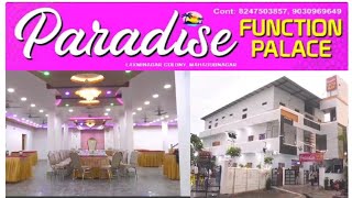 Advertisment  Paradise Function Palace Mahbubnagar The Perfect Venue for Your Special Moments [upl. by Hnaht]