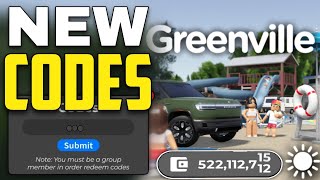 NEW ALL WORKING CODES FOR GREENVILLE IN 2024 ROBLOX GREENVILLE CODES [upl. by Dorothy201]