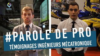 Témoignages Ingénieurs Mécatronique CNAM GARAC [upl. by Aderb161]