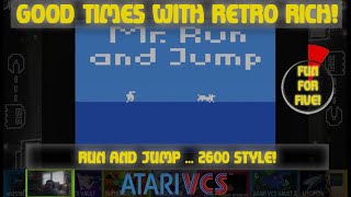 Atari VCS  Mr Run And Jump 2600  Fun For Five Good Times With Retro Rich Ep 456 [upl. by Ardnu]