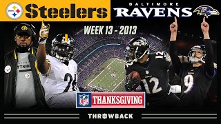 Classic Rivalry Finish to Thanksgiving Night Steelers vs Ravens 2013 Week 13 [upl. by Avictor393]