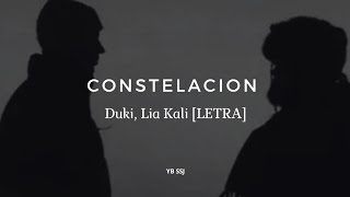 CONSTELACION  Duki Lia Kali LETRA [upl. by Iffar546]