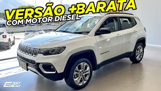 NOVO JEEP COMPASS LONGITUDE 20 TURBO DIESEL 4X4 2022 É ALTERNATIVA PARA FIM DO RENEGADE DIESEL [upl. by Ulphi]