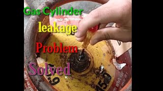 How to repair gas cylinder leakagePRACTICAL TECHNOLOGY [upl. by Nairolf777]