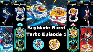 Beyblade Burst Turbo Episode 1  Time To Go Turbo  Beyblade Burst Rivals [upl. by Moreta]