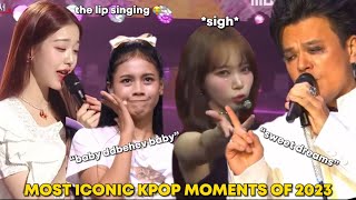 most iconic kpop moments of 2023 [upl. by Anital376]