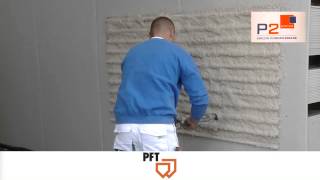 PFT G4 i Vermiplaster Knauf  P2System [upl. by Rise]