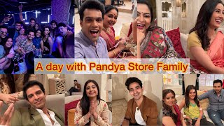 A day with Pandya Family  Party and shoot sath me 😅❤️ [upl. by Swanhilda]