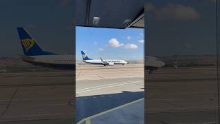 Ryanair at Burgas airport Bulgaria 🇧🇬 ryanair burgas bulgaria airport boeing flight travel [upl. by Wailoo]