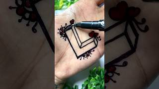 How to draw L letter for beginners ✍️👨‍🎨 shorts art painting [upl. by Myrah527]