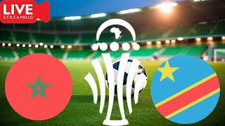 LIVE AFCON 2024 Morocco vs DR Congo FOOTBALL MATCH  COUNTDOWN [upl. by Attenauqa781]