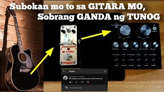 MAPAPAGANDA PA PALA TUNOG NG GITARA GAMIT NITO  ANG TUNOG NG AC STAGE ACOUSTIC GUITAR SIMULATOR [upl. by Gastineau408]