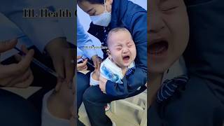 Cutebaby 🧚 Baby Injection Push Vedio 💉 baby cute love injection crying shots [upl. by Syst]