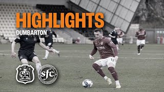 WarriorsTV  Highlights  Dumbarton 12 Stenhousemuir  cinch League 2  010423 [upl. by Tobye]