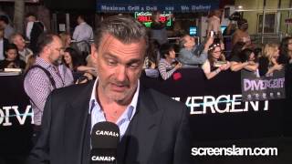 Divergent Ray Stevenson Exclusive Premiere Interview  ScreenSlam [upl. by Nesyla311]