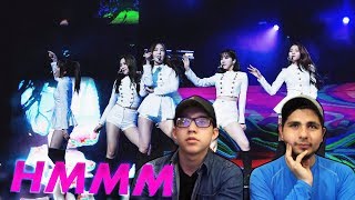 GUYS REACT TO Gfriend Fingertip Live KCON NY 2017 [upl. by Netsuj680]