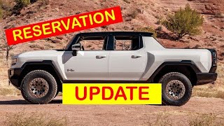 HUMMER EV RESERVATION UPDATE [upl. by Rosanna]