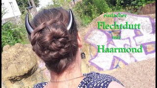 Flechtdutt mit Haarmond  German with div Subs [upl. by Zachery]