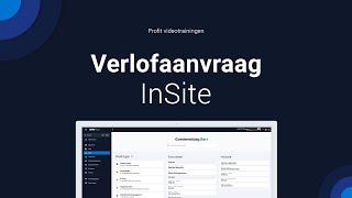 Verlofaanvraag InSite [upl. by Nolyar]