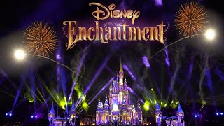 4K Disney Enchantment Fireworks  Disney World  Magic Kingdom [upl. by Leunamnauj]