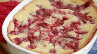 Fresh Strawberry Cobbler Recipe  Quick amp Easy Dessert [upl. by Yendyc]