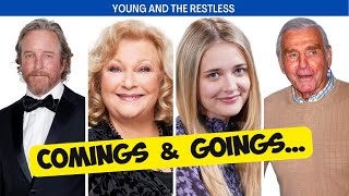 Young and the Restless Comings and Goings yr [upl. by Anu]