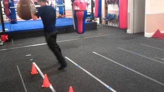 boxing training shadow boxing footwork drills [upl. by Adlesirhc]