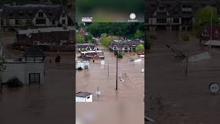 Asheville Underwater Drone captures Helene’s massive flooding [upl. by Idnyc]