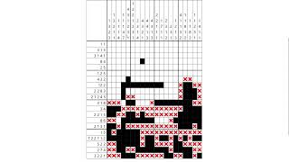 Nonograms Online 79449  Solving a 20x20 nonogram EN [upl. by Anert]