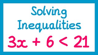 Solving Inequalities  GCSE Maths [upl. by Annunciata]