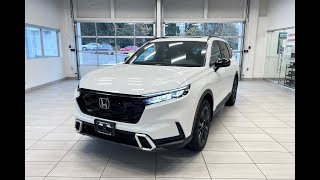 2023 HONDA CRV TOURING HYBRID  PLATINUM WHITE PEARL [upl. by Geithner]