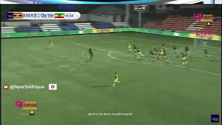 Uganda vs Ethiopia  CECAFA U20 Boys Championship  African Cup Nations Qualifiers [upl. by Nere]