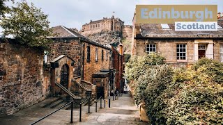 Edinburgh Scotland  The Most Beautiful City In The World  Walking Tour 4K HDR 60fps [upl. by Nolyar]