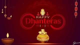 Happy Dhanteras 2024  Dhanteras Status video  Best Dhanteras wishes  Dhanteras whatsapp status [upl. by Tiersten691]