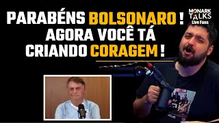 MONARK ELOGIA A SUPER LIVE DO BOLSONARO monarktalks monarktalkslive [upl. by Jeaz]