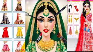 Dress up your bridals in this wedding makeup dress up games for girls artist stylish Raj video [upl. by Leunamme]