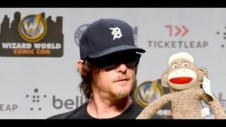 Norman Reedus Interview at Wizard World [upl. by Atinram738]