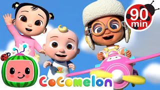 Fly High with CoComelon Friends  CoComelon  Animals for Kids  Sing Along  Learn about Animals [upl. by Hisbe823]