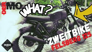 Zweitbike 👉 Brixton Felsberg 125 👈  2022 Euro 5  Der Mo 4K [upl. by Johppah]