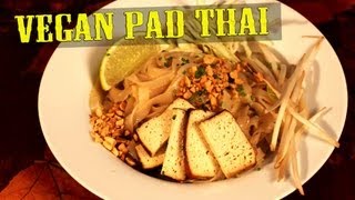 Pad Thai Recipe  Vegan  The Vegan Zombie [upl. by Newell]