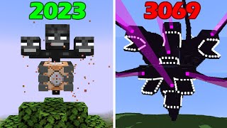 Wither Storm Physics in 2023 vs 3069 in Minecraft [upl. by Mini]