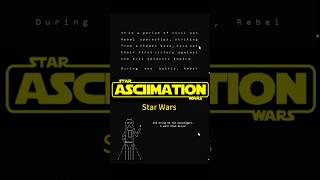 Watch Star Wars in ASCII  The Geekiest Way Ever shorts starwars ascii geek [upl. by Suzanna]